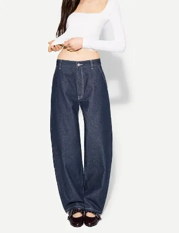 Blugi Bershka, bleumarin