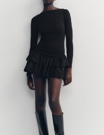 Rochie scurta Zara, negru