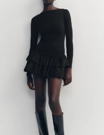 Rochie scurta Zara, negru