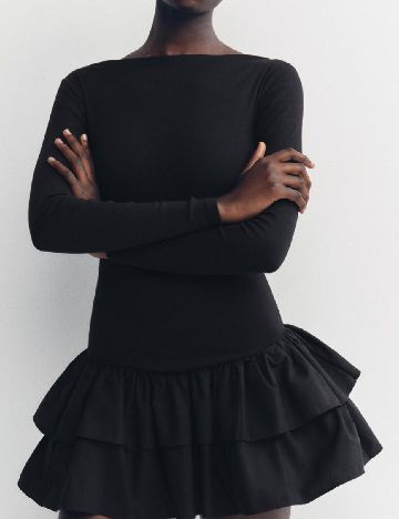 Rochie scurta Zara, negru