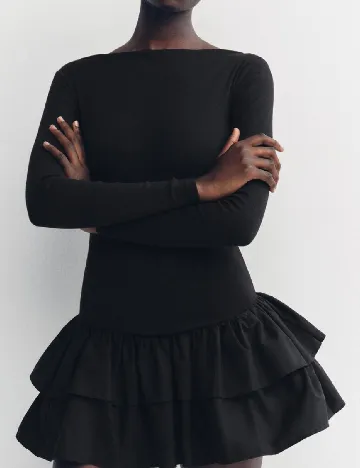 Rochie scurta Zara, negru