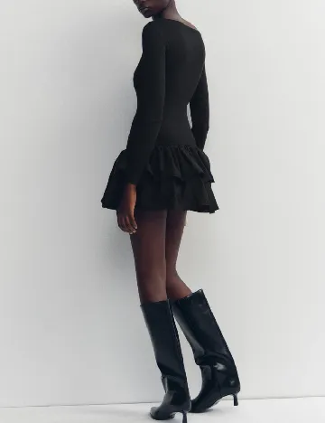 Rochie scurta Zara, negru