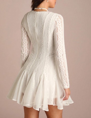 Rochie scurta SHEIN, alb