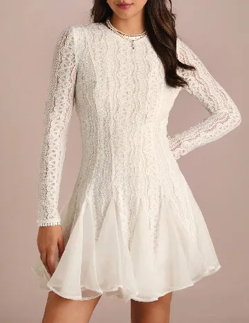 Rochie scurta SHEIN, alb