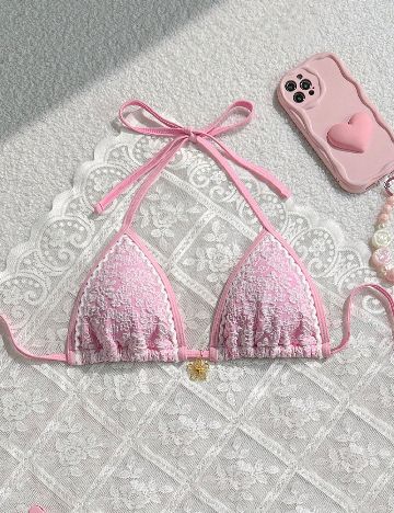 Sutien de baie SHEIN, roz