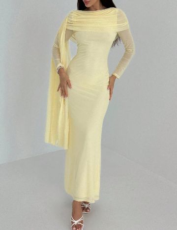 Rochie lunga SHEIN, galben
