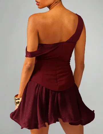 Rochie scurta Missguided, visiniu