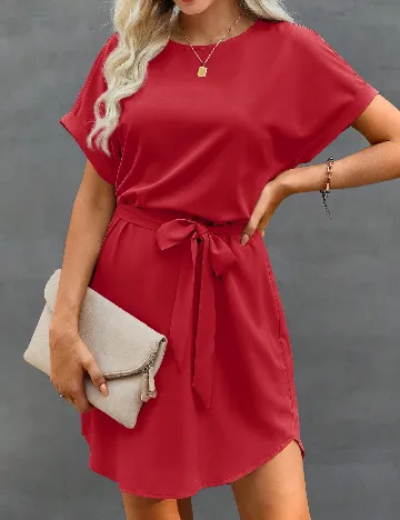 Rochie scurta SHEIN, rosu