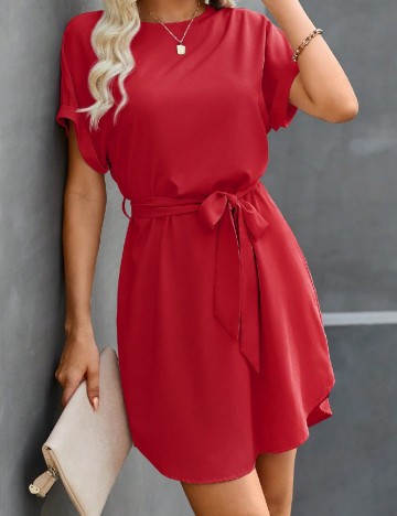 Rochie scurta SHEIN, rosu