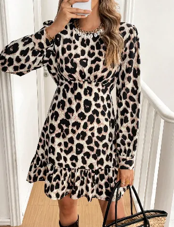 Rochie lunga SHEIN, animal print