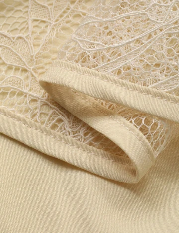 Rochie medie Dazy, galben