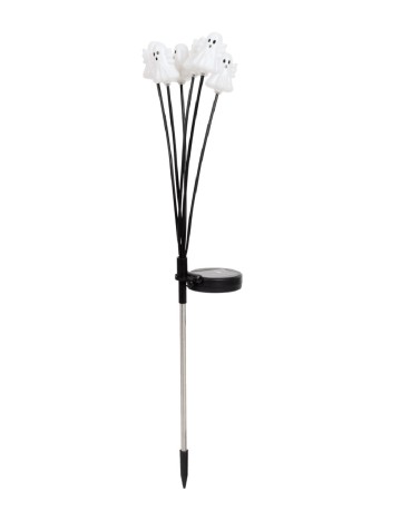 Lampa solara ACTION, alb/negru