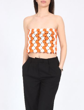 Top Zara, portocaliu