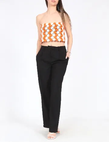 Top Zara, portocaliu