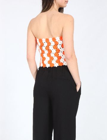 Top Zara, portocaliu
