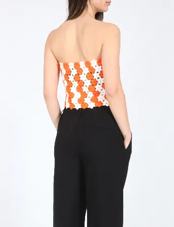 Top Zara, portocaliu