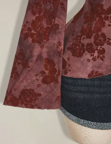 Bluza SHEIN CURVE, roz pudra inchis