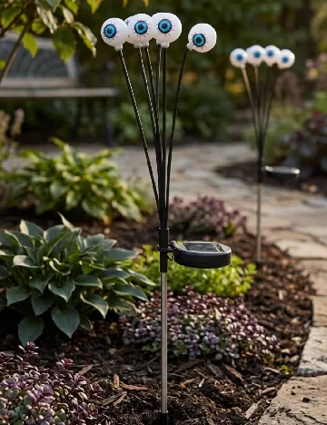 Lampa solara ACTION, alb/negru
