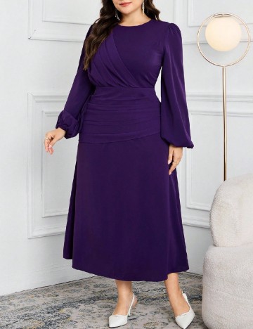 Rochie medie SHEIN CURVE, mov