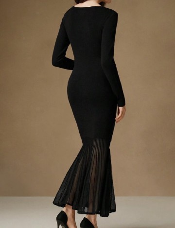 Rochie lunga Anewsta, negru