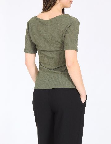 Top Zara, verde