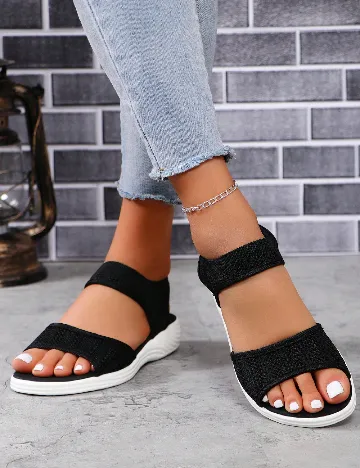 Sandale SHEIN, negru