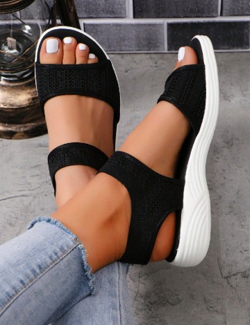 Sandale SHEIN, negru