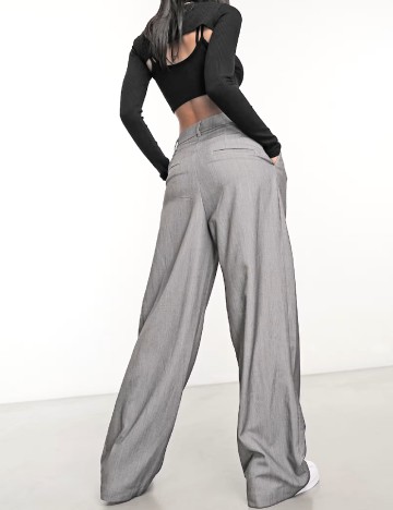 Pantaloni Monki, gri