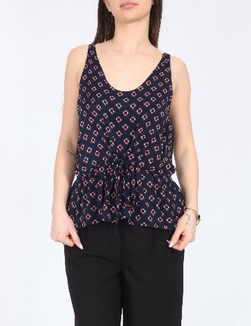 Top Zara, bleumarin inchis