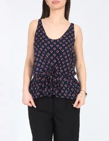 Top Zara, bleumarin inchis