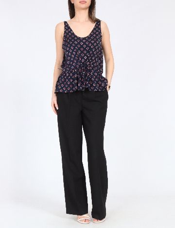 Top Zara, bleumarin inchis