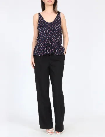 Top Zara, bleumarin inchis