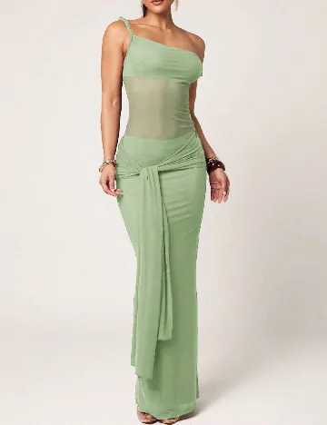 Rochie lunga SHEIN, verde