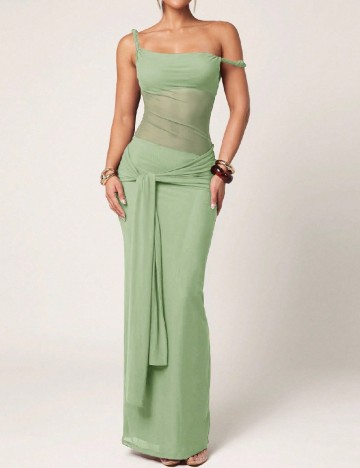Rochie lunga SHEIN, verde