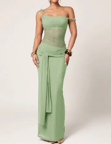 Rochie lunga SHEIN, verde