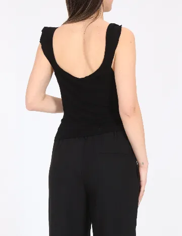 Top Bershka, negru