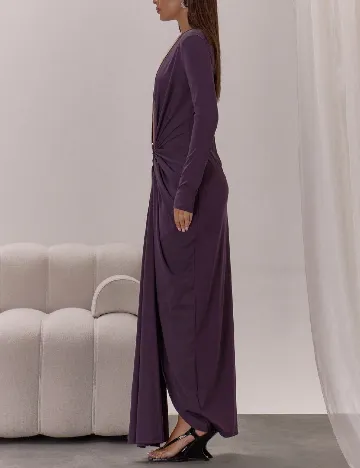 Rochie lunga Musera, mov