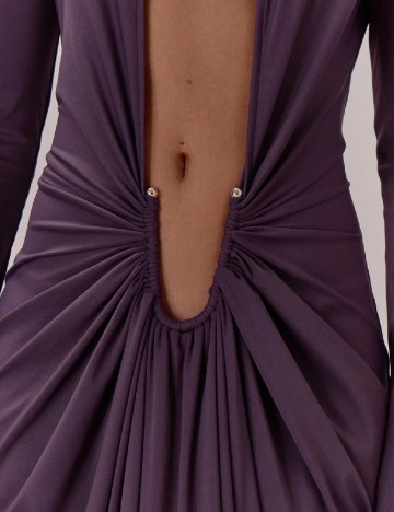 Rochie lunga Musera, mov