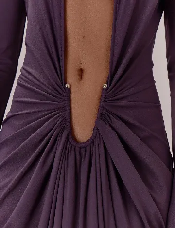 Rochie lunga Musera, mov