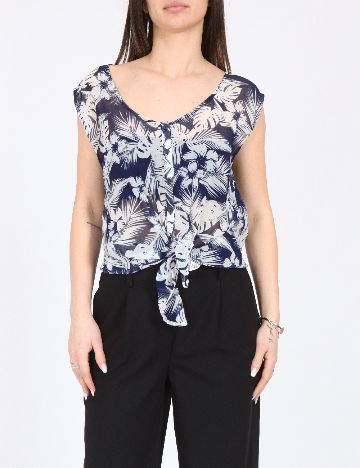 Top Pull&Bear, albastru