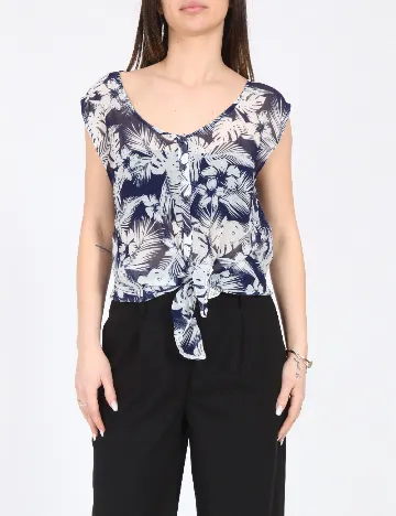 Top Pull&Bear, albastru