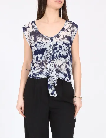 Top Pull&Bear, albastru