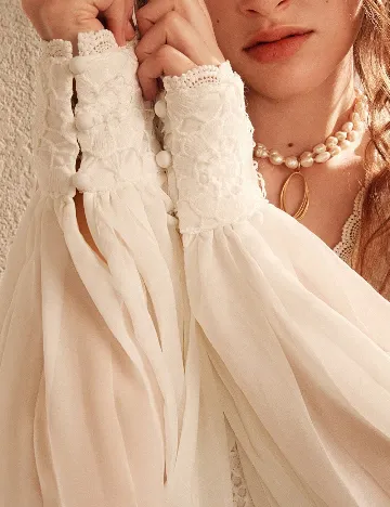 Rochie scurta Anewsta, alb