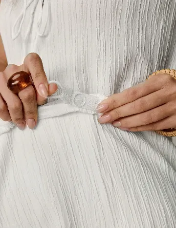 Compleu SHEIN Maternity, alb