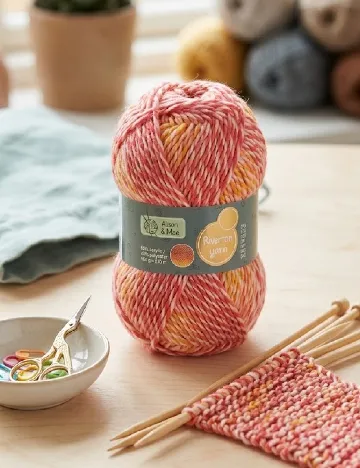 Bobina pentru crosetat AVEC, mix culori