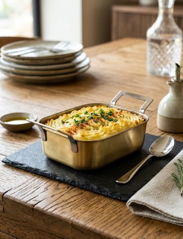 Mini Tava pentru servire Zd Trading, auriu