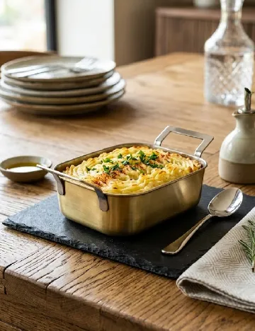 Mini Tava pentru servire Zd Trading, auriu