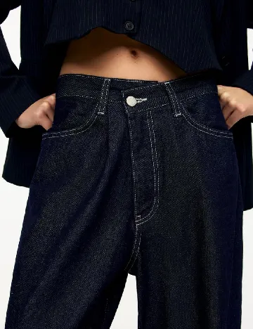 Blugi Pull&Bear, bleumarin