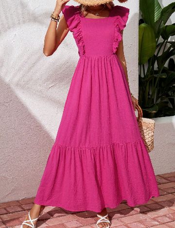 Rochie lunga SHEIN, roz