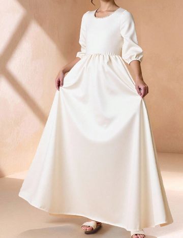 Rochie Shein Kids, ecru